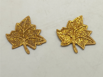 golden-glitter-leaf