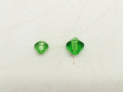 green-diamond-shaped-beads